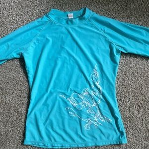 Rosends Light Blue Rash Guard